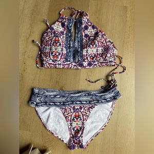 Athleta swim 2 piece set sz Medium
